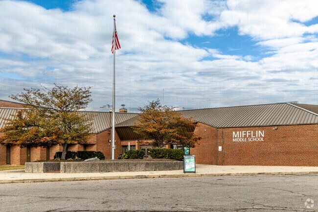 Mifflin Middle school in Easton serves the children in grades 6-8.