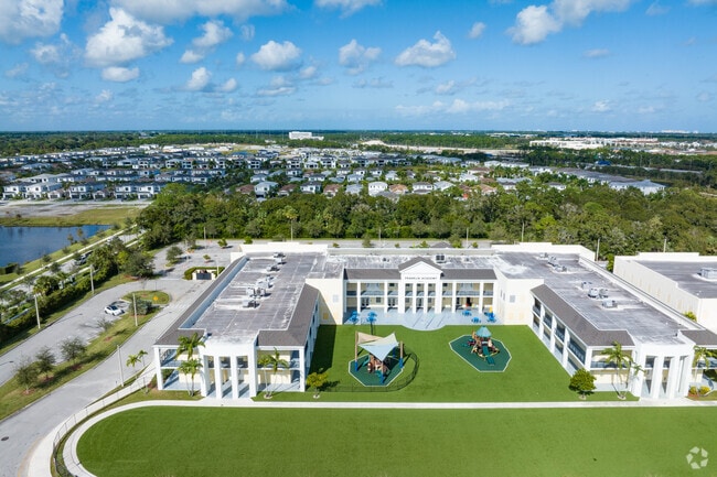 The Franklin academy serves students grades K through 8.