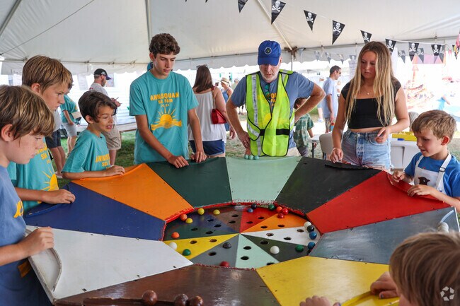 Spin the wheel and try your luck at one of the many old fashion games at the Annisquam Sea Fair.