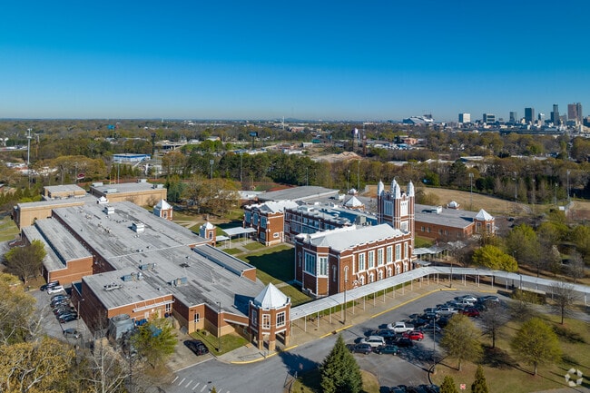 The campus of Carver High School in South Atlanta