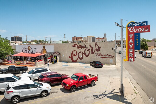 Get together with friends for some local food and drinks at Gray's Coors Tavern near El Camino.