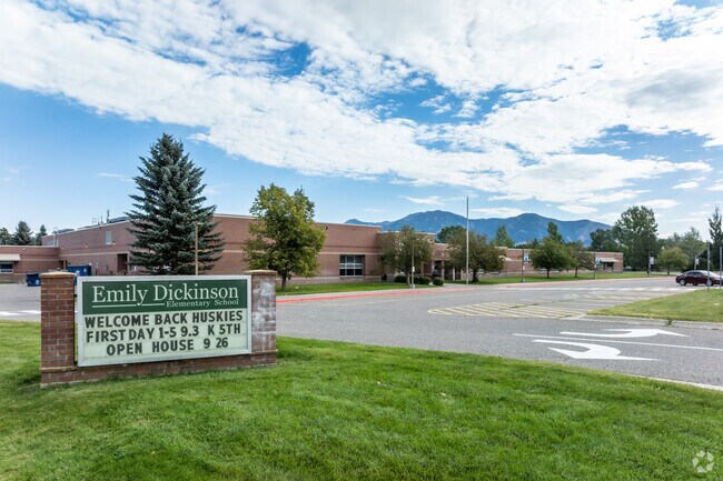 Emily Dickinson School is a highly ranked public elementary school.