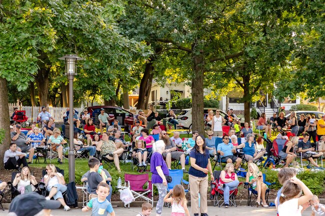 Kids and grown-ups alike can't resist dancing at St Charles' Concert in the Park.