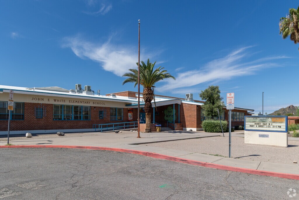 John E. White Elementary School serves grades K-5 in Tucson, Arizona.