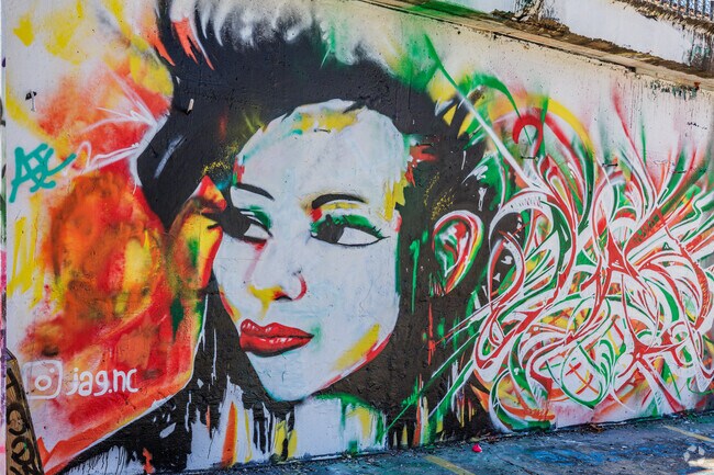 The Pit Mural Park showcases local artists in Downtown High Point.