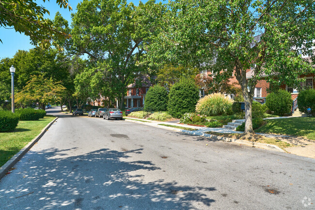 Hagerstown's North End offers wide tree lined streets and sidewalks for high walkability.