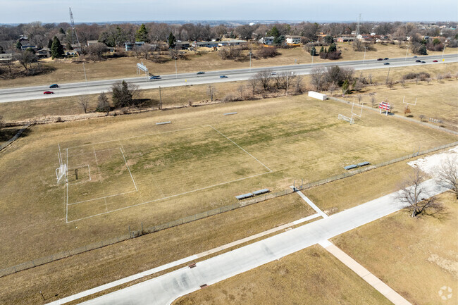 Students love to play football and soccer at Morton Magnet Middle School.