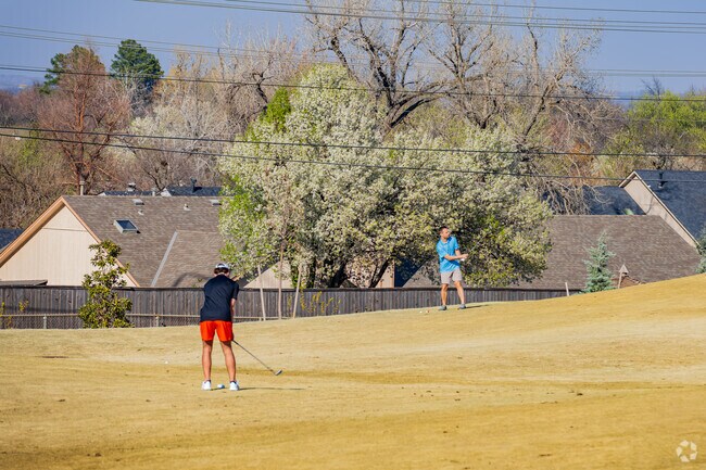 The 18-hole Kickingbird Golf Course is just outside the Timber Ridge neighborhood.