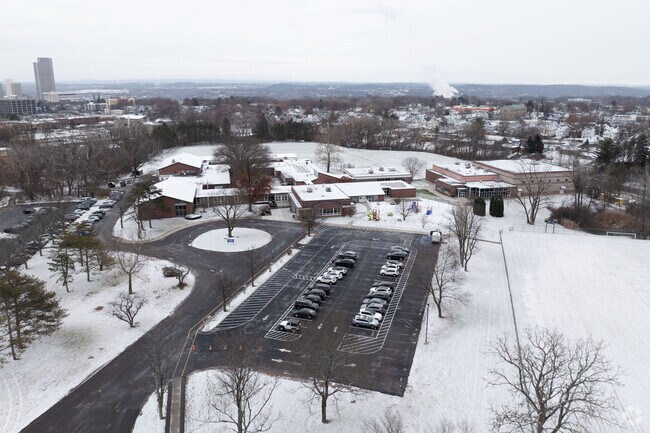 An aerial of Albany Academy for Girls.