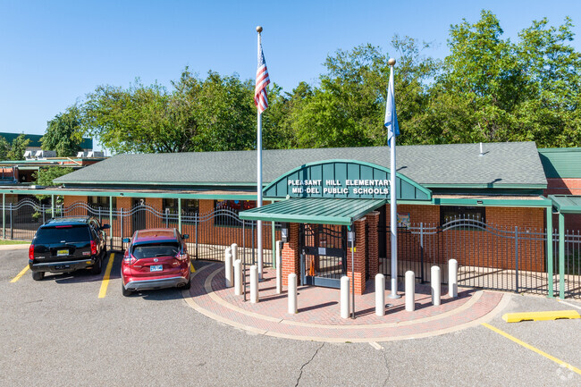 Pleasant Hill is surrounded by mature trees and picturesque neighborhoods.