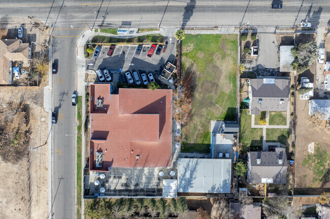 A view of DeWolf Continuation High School in Fresno.