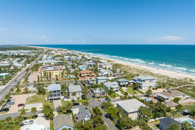 The ocean os only a few blocks away no matter where you are on St. Augustine Beach.
