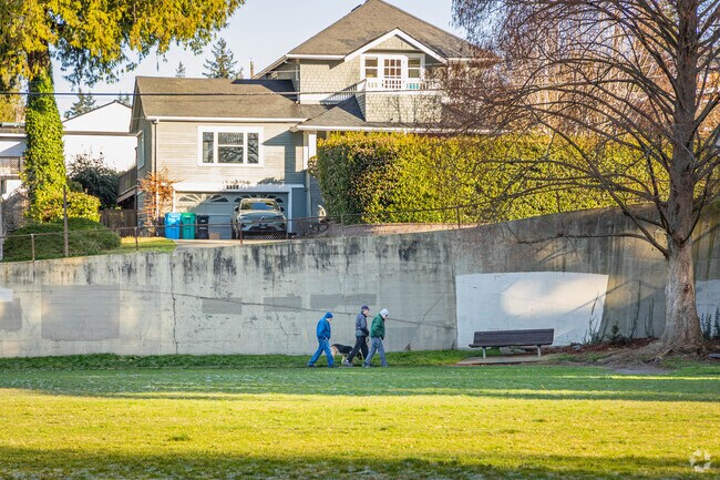 The Richmond Beach Community Park has lots of space for residents to stretch out their legs and go on walks.