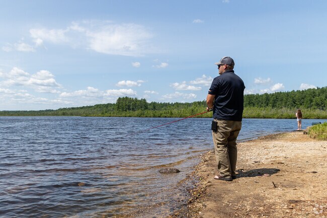 Families can enjoy fishing together at Turee Pond in Bow.
