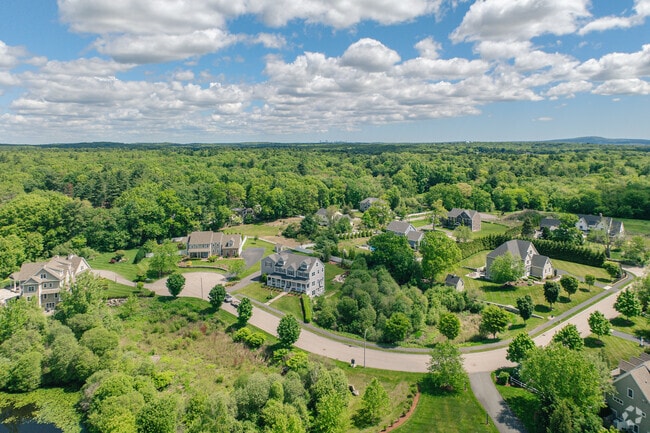 Walpole is known for having large residential areas with expansive estates.