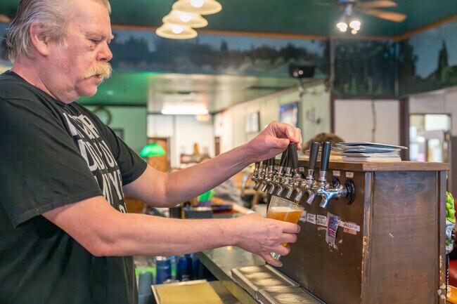 Meet some friends for a pint and a game of pool at Alger Bar & Grille in Alger.