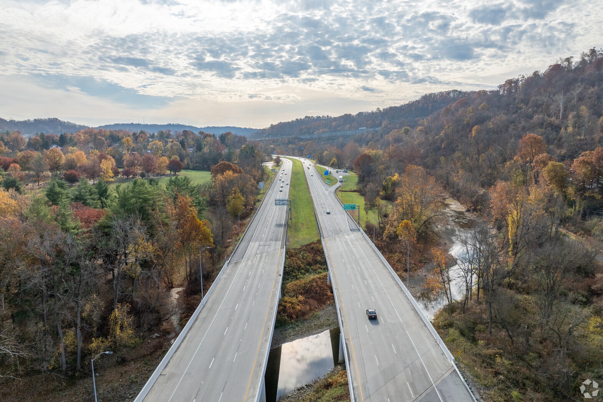 Interstate 70 is a main road for transportation in Clator.