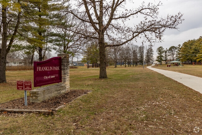 Ames locals love local Franklin Park for its convenience and amenities.