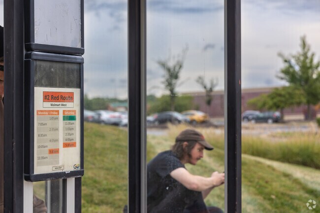 The Red Route #2 is very convenient to or from Smithton Ridge.