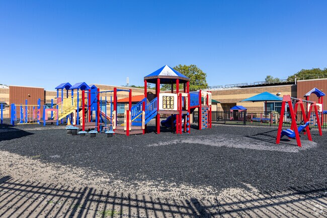 Children reset their minds during recess at Mary Snow West Side Elementary School.