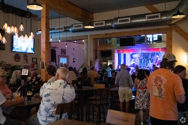 Sit at the bar or get a table at The Barn where live bands play for all in Poquonnock Bridge.