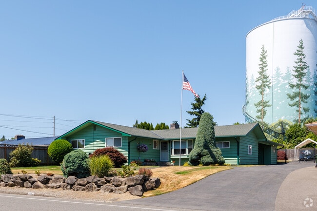 Ranch Style homes sit along the hilltop of the West Hill North neighborhood in Kent.