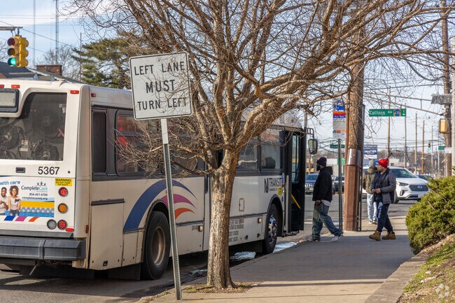 Fairview has tons of bus stops throughout, making transit a breeze.