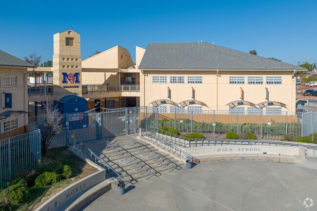 Students at Morse High School explore a rich tapestry of subjects and activities.