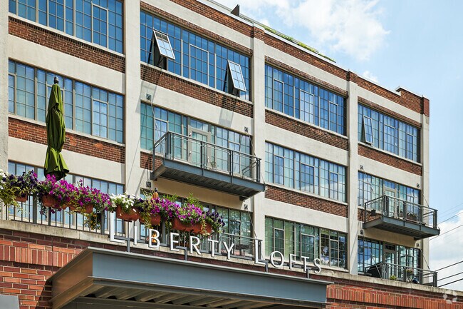 Condos span the Downtown Ann Arbor cityscape.