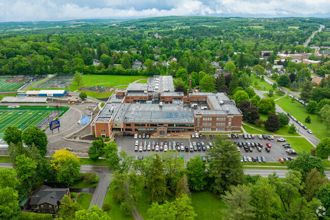 Cazenovia High School is nestled in the green hills of Cazenovia, NY.