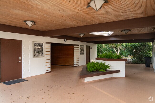 One of the entrances to the MCL Preparatory Academy classrooms.