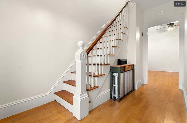 Foyer and staircase to Unit B