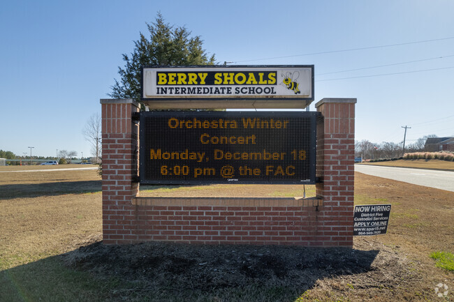 Welcome to Berry Shoals Intermediate School located in Duncan, SC.
