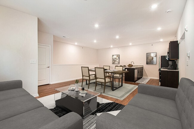 Living Room View 1 Bed 1 Bath