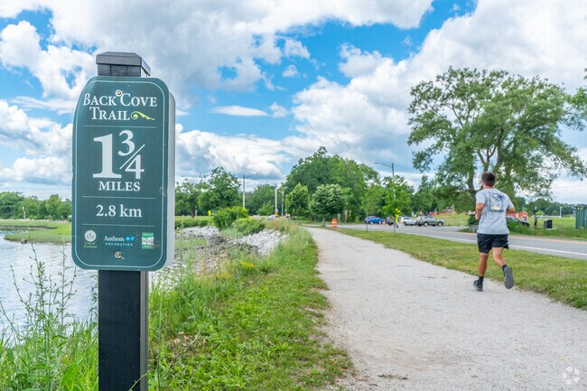 Go for a run along the Back Cove trail which spans throughout Back Cove.
