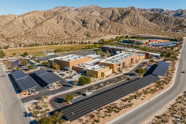 Painted Hills Middle School is right next door to Bella Vista Elementary School.