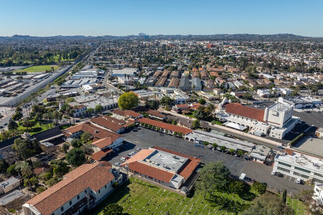 San Gabriel Mission Elementary School has gorgeous views of the San Gabriel Mountains.