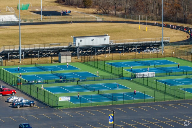 Columbia Central High School features a large athletics area by the school for student programs.
