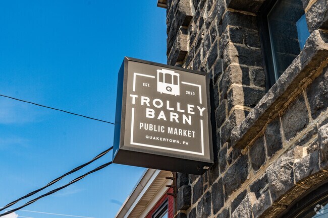 Indulge in a culinary adventure at Quakertown's vibrant Trolley Barn Public Market.