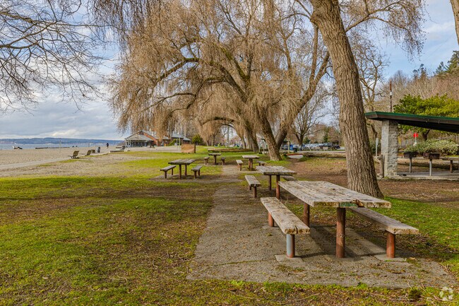 Friends can enjoy picnics at Golden Gardens Park in Sunset Hill.