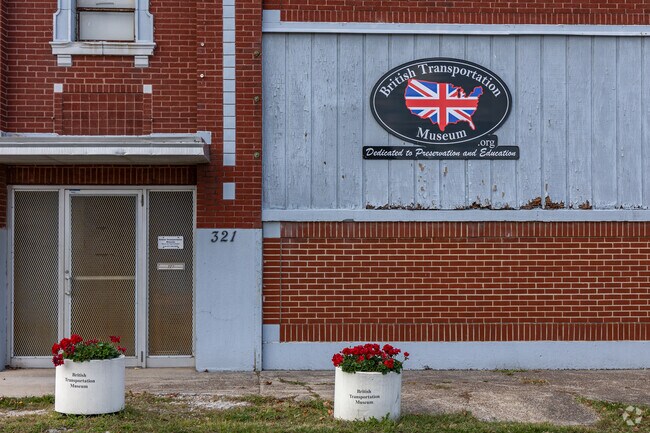 The British Transportation Museum is located inside the Carillon neighborhood.
