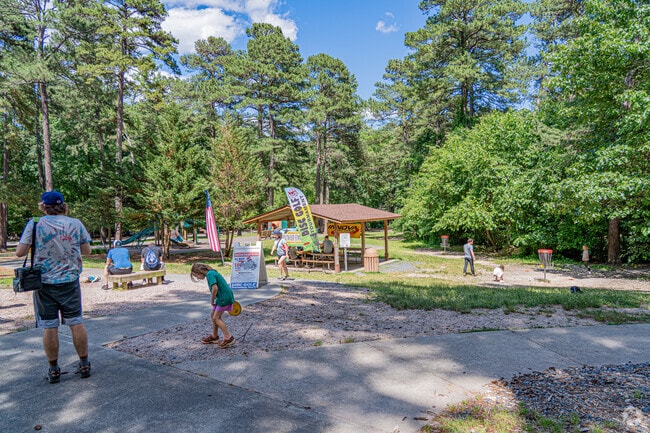 Disc golf at Kentwood Park is a popular pastime for Avent West residents.