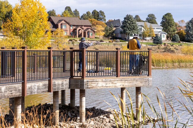 Bingham Lake in The Pinery is a great place to cast a line and catch up with friends.