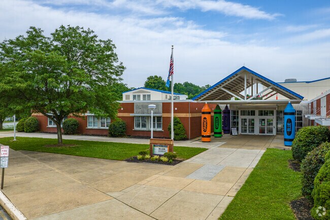 686 students in Newark head to Thurgood Marshall Elementary School in the Bear neighborhood.
