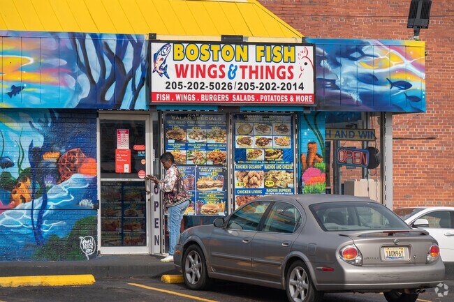 Boston Fish Wings & Things is a local favorite in Brown Springs.