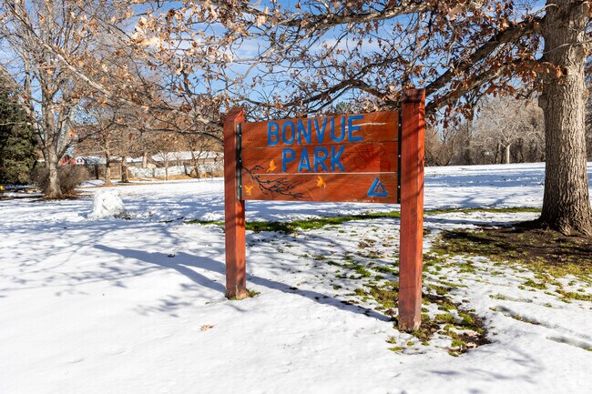 Creighton’s Bonvue Park provides a quaint setting for children to enjoy outdoor play.
