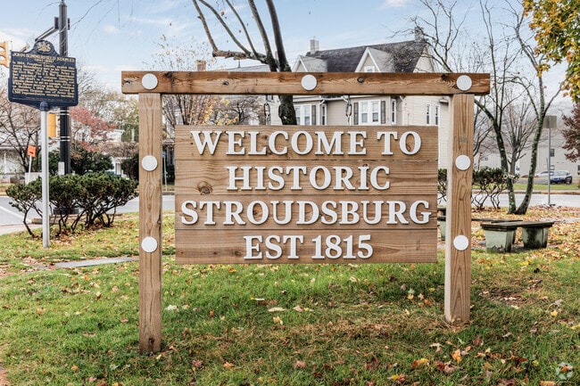 Downtown Stroudsburg, PA was established in 1815.