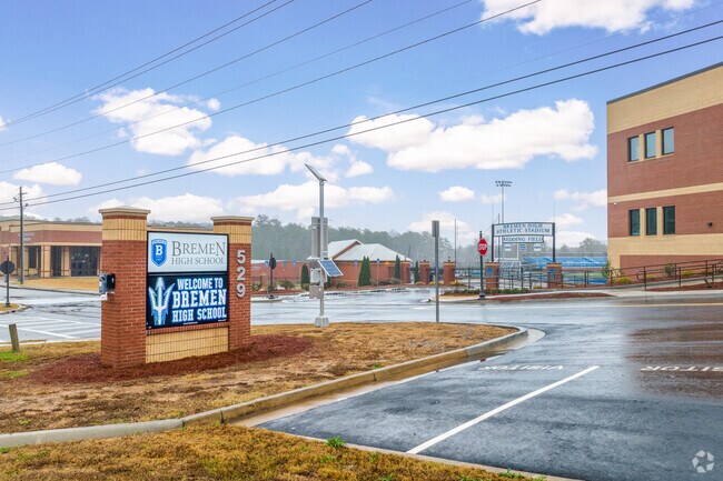 Bremen High School is located at 504 Georgia Ave S, Bremen, GA 30110.