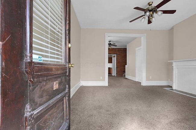 Living room from front door