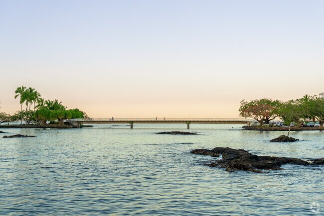 Enjoy a warm and captivating sunset off the shores of Hilo.